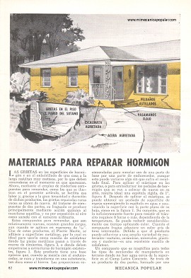 Materiales Para Reparar Hormigón-Concreto - Octubre 1960