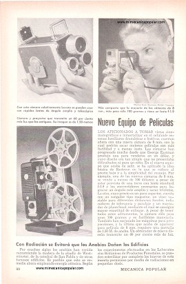 Nuevo equipo de Películas - Marzo 1956