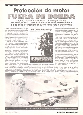Protección de motor fuera de borda - Mayo 1989