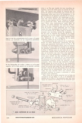 Sierra de banda de dos velocidades corta madera y metal - Febrero 1951