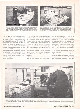 MP Prueba el Singular Bote Seamaster - Octubre 1971