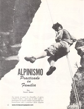 Alpinismo Practicado en Familia - Octubre 1963