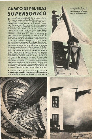 Campo de Pruebas Supersónico - Octubre 1951