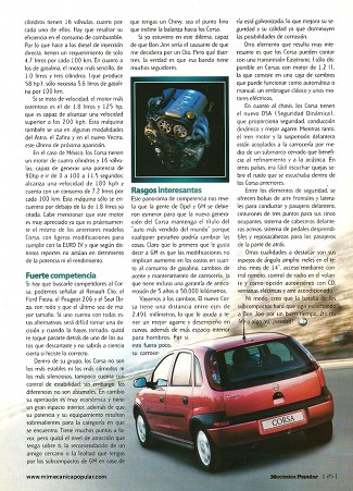 Chevrolet Corsa - Abril 2002