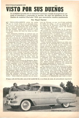 El Chevrolet 53 Visto por sus Dueños -Septiembre 1953