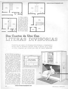 Dos Cuartos de Uno Con LITERAS DIVISORIAS - Febrero 1965