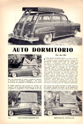 Auto Dormitorio - Julio 1953