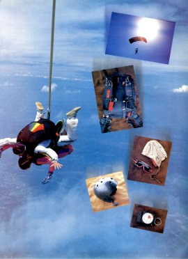 Cayendo del cielo -paracaidismo - Enero 2002