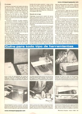 Construya su caja de herramientas - Enero 1985