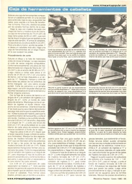 Construya su caja de herramientas - Enero 1985