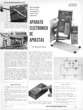 Convertidor para Motores Trifásicos - Julio 1967