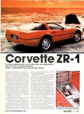 Corvette ZR-1 - Agosto 1989
