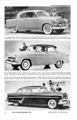 Comienza el Desfile de Autos de 1954 -Enero 1954