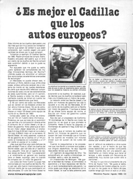 Informe de los Dueños: Cadillac Seville -Agosto 1980