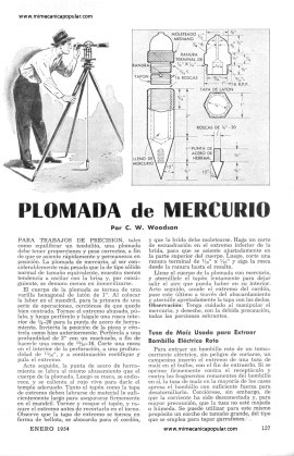 Plomada de Mercurio - Enero 1954