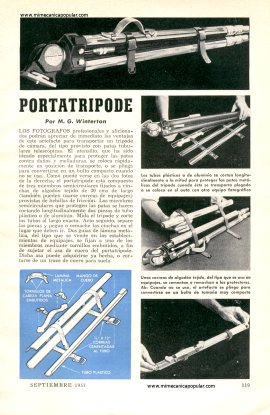 Portatrípode - Septiembre 1951