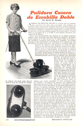 Pulidora Casera de Escobilla Doble - Enero 1956