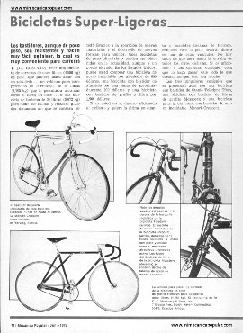 Bicicletas Super-Ligeras - Junio 1975