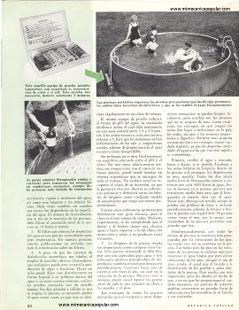 Cómo Conservar Limpia una Piscina - Septiembre 1962
