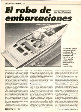 El robo de embarcaciones - Octubre 1990