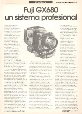 Fotografía: Fuji GX680 un sistema profesional - Octubre 1991
