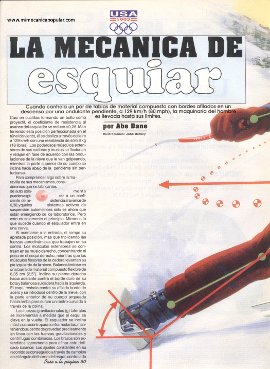 La Mecánica de Esquiar - Mayo 1992