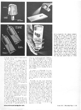 La manera correcta de pintar con latas rociadoras - Enero 1971
