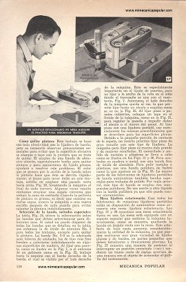 Métodos para Usar Lijadoras Portátiles de Banda - Abril 1951