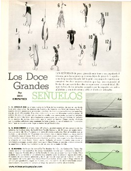 Para el Pescador: 12 Grandes Señuelos - Agosto 1962