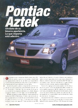 Reporte de los dueños: Pontiac Aztek - Marzo 2003