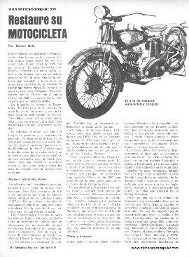 Restaure su Motocicleta - Octubre 1977