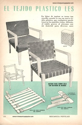El Tejido Plástico Les Imparte Nueva Vida - Marzo 1953