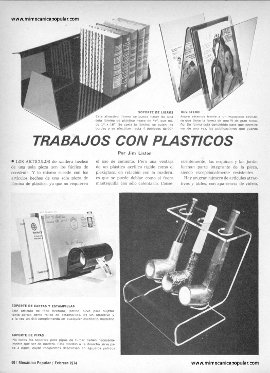 Trabajos con Plásticos - Febrero 1974