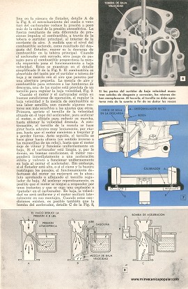 Arreglos del Carburador - Septiembre 1951