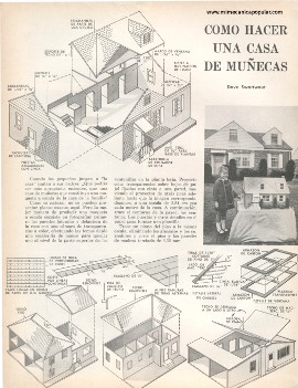Cómo hacer una casa de muñecas -Marzo 1967