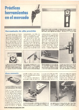 Conozca sus Herramientas - Marzo 1987