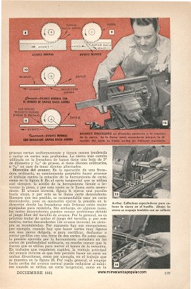 Cortes Muy Exactos con la Fresadora - Diciembre 1951