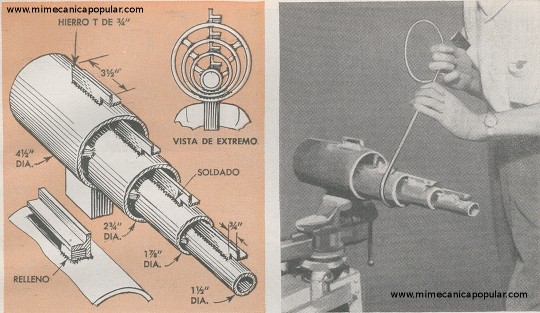Guía para formar espirales en varillas de acero - Septiembre 1959