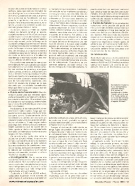 Programa de Mantenimiento del auto - Marzo 1988