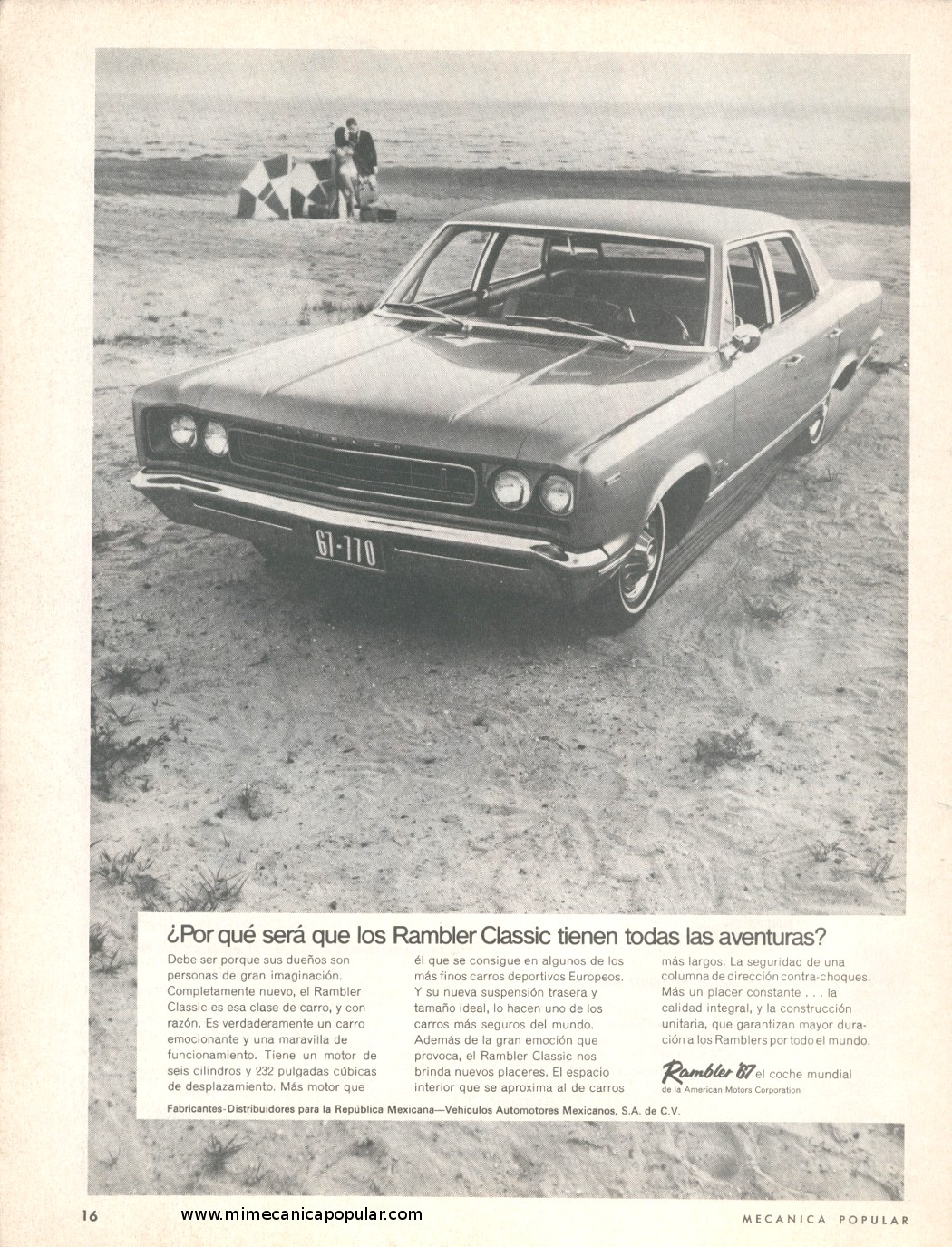 Publicidad - Rambler 67 - Mayo 1967
