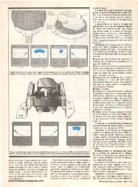 Reparando el sistema de ignición GM -Enero 1981