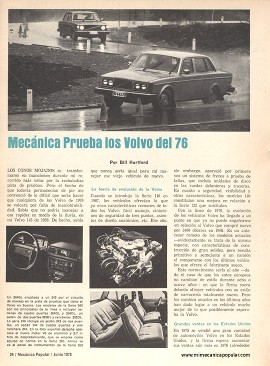 MP Prueba los Volvo del 76 - Junio 1976