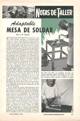 Adaptable Mesa de Soldar - Octubre 1954