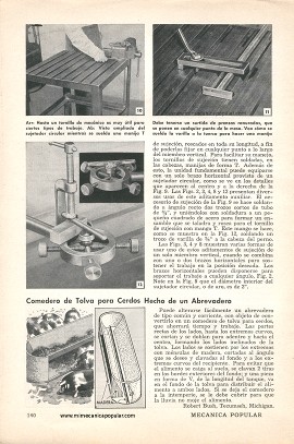 Adaptable Mesa de Soldar - Octubre 1954