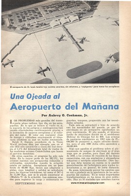 Una Ojeada al Aeropuerto del Mañana - Septiembre 1953