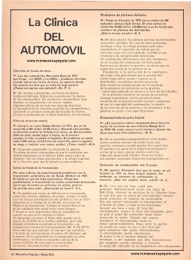 Clínica del Automóvil - Mayo 1974