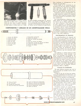 Cuidado y Servicio de los Amortiguadores - Marzo 1966