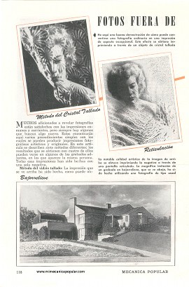 Fotos Fuera de lo Ordinario - Marzo 1951