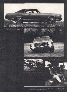 Informe de los dueños: Chevrolet Monte Carlo - Julio 1970