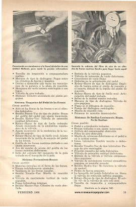 La Reparación de los Frenos Motrices - Febrero 1960